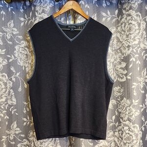 Brooks Brothers | Navy V-Neck Sweater Vest Size XL